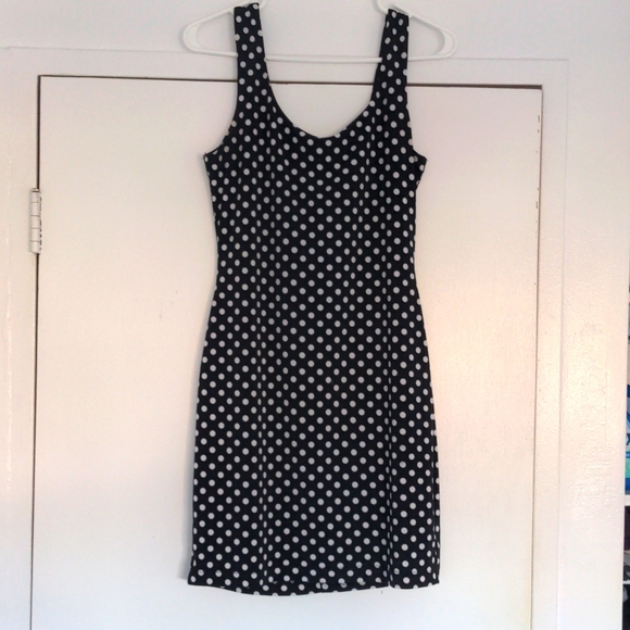 Forever 21 Polka Dot Bodycon Dress Size S - Picture 1 of 4